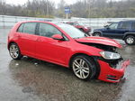 2017 Volkswagen Golf S Red vin: 3VW217AU3HM060943