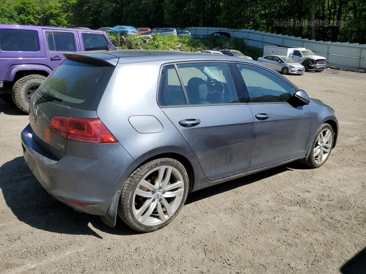 2015 Volkswagen Golf  Charcoal vin: 3VW217AU4FM027642