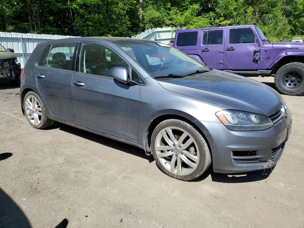 2015 Volkswagen Golf  Charcoal vin: 3VW217AU4FM027642