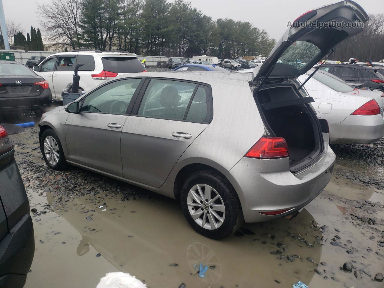 2015 Volkswagen Golf  Silver vin: 3VW217AU4FM076341