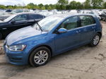 2016 Volkswagen Golf S/se Blue vin: 3VW217AU4GM000832