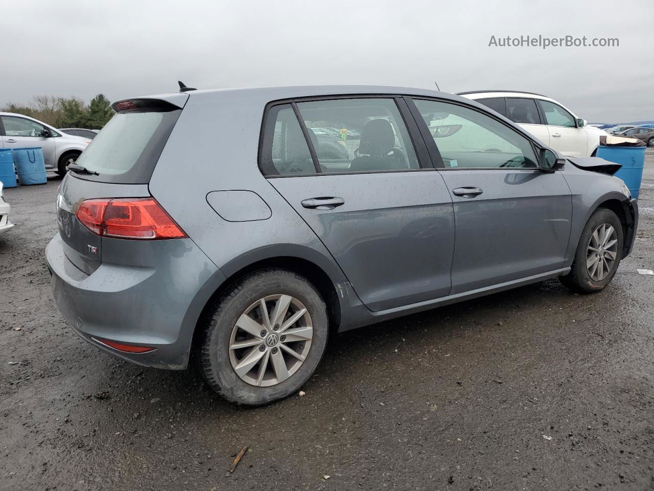 2016 Volkswagen Golf S/se Gray vin: 3VW217AU4GM042319