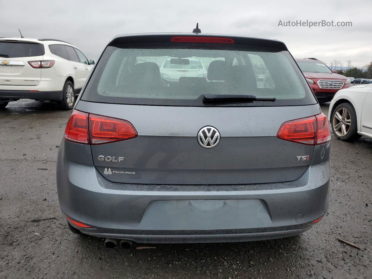 2016 Volkswagen Golf S/se Gray vin: 3VW217AU4GM042319