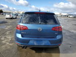 2017 Volkswagen Golf S Blue vin: 3VW217AU4HM024677