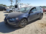 2017 Volkswagen Golf S Синий vin: 3VW217AU4HM035694