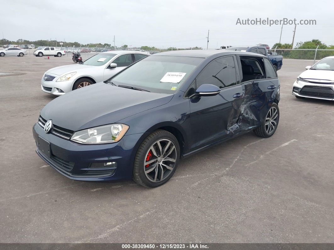 2017 Volkswagen Golf Tsi S 4-door/tsi Se 4-door/tsi Sel 4-door/tsi Wolfsburg Edition 4-door Blue vin: 3VW217AU4HM055976