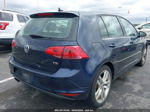 2015 Volkswagen Golf Tsi Sel 4-door Navy vin: 3VW217AU5FM006038