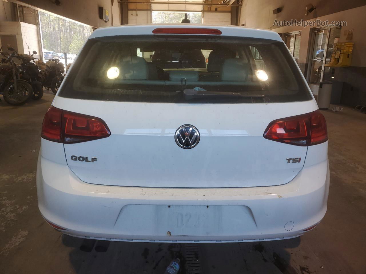 2015 Volkswagen Golf  White vin: 3VW217AU5FM055899