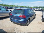 2015 Volkswagen Golf Tsi S 4-door Blue vin: 3VW217AU5FM078079