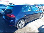 2015 Volkswagen Golf Tsi S 4-door Синий vin: 3VW217AU5FM084156