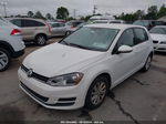 2015 Volkswagen Golf Tsi S 4-door White vin: 3VW217AU5FM089616