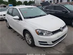 2015 Volkswagen Golf Tsi S 4-door White vin: 3VW217AU5FM089616