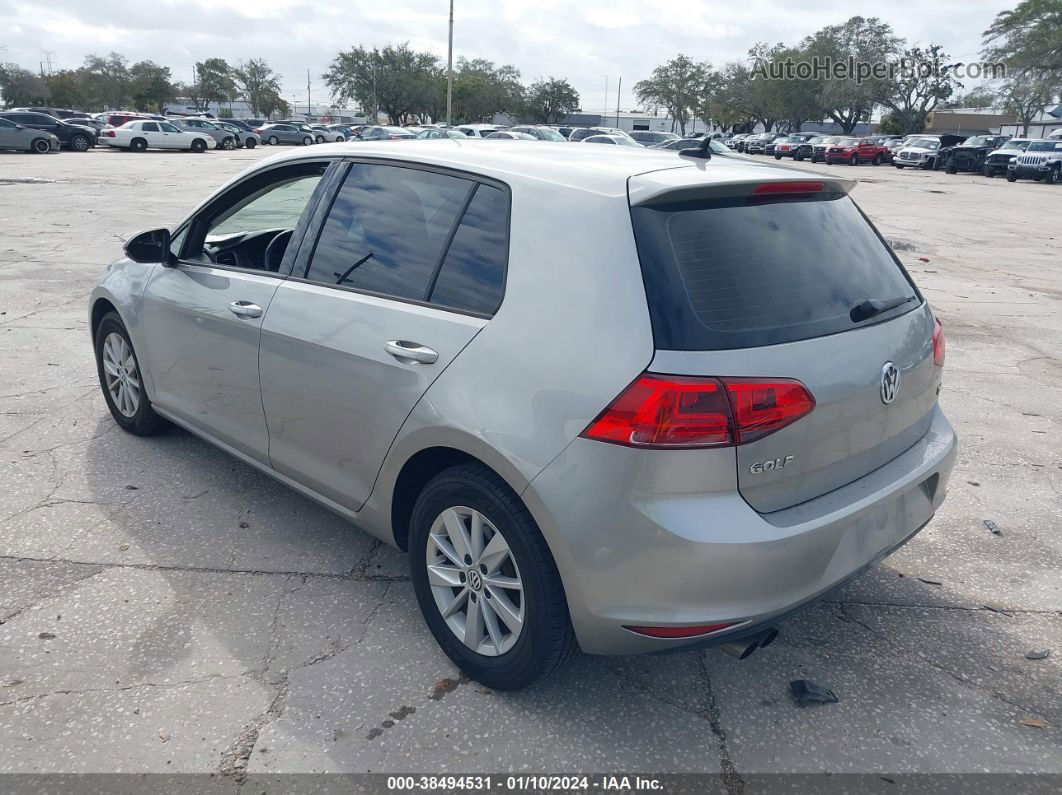 2015 Volkswagen Golf Tsi S 4-door Silver vin: 3VW217AU5FM094220