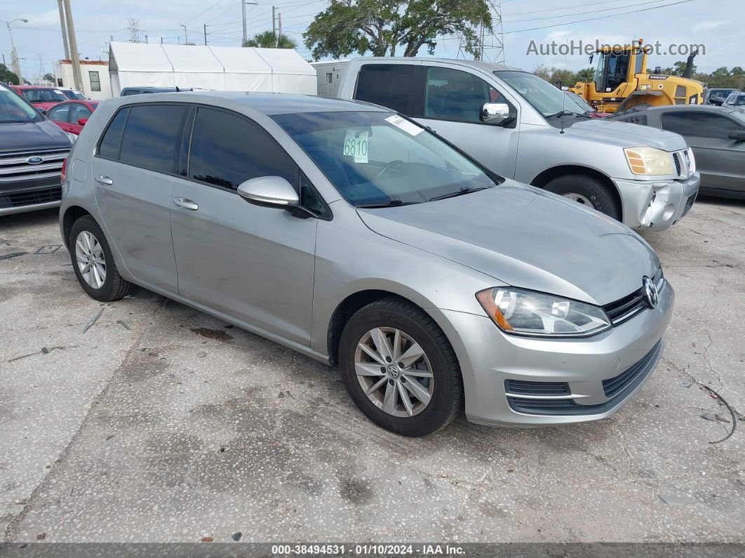 2015 Volkswagen Golf Tsi S 4-door Silver vin: 3VW217AU5FM094220