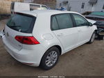 2016 Volkswagen Golf Tsi S 4-door White vin: 3VW217AU5GM022628