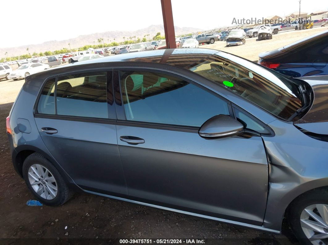 2016 Volkswagen Golf Tsi S 4-door Gray vin: 3VW217AU5GM057962