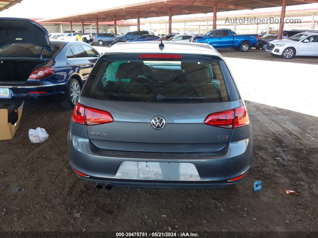 2016 Volkswagen Golf Tsi S 4-door Gray vin: 3VW217AU5GM057962