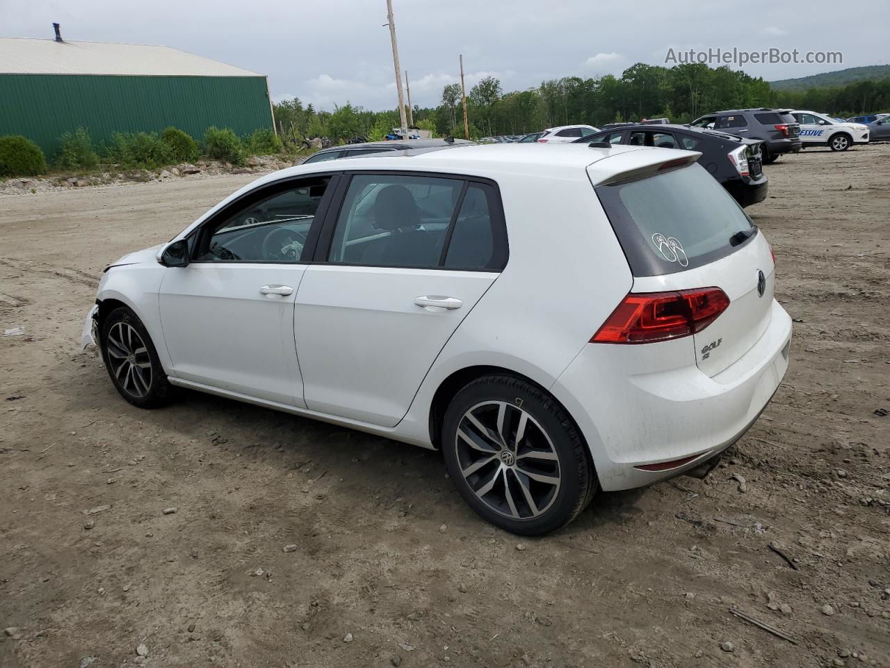 2017 Volkswagen Golf S White vin: 3VW217AU5HM013753