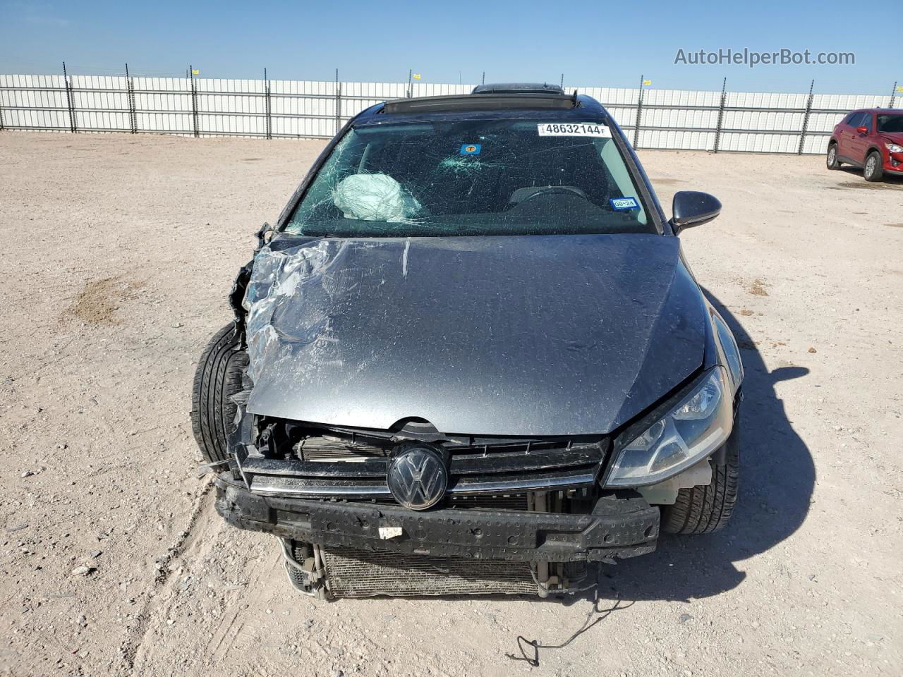 2017 Volkswagen Golf S Gray vin: 3VW217AU5HM023456