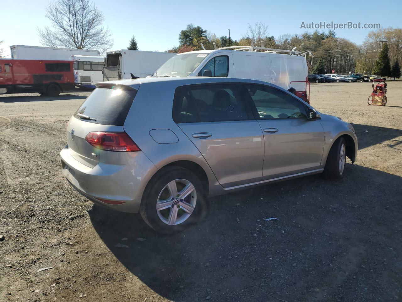 2017 Volkswagen Golf S Silver vin: 3VW217AU5HM023781