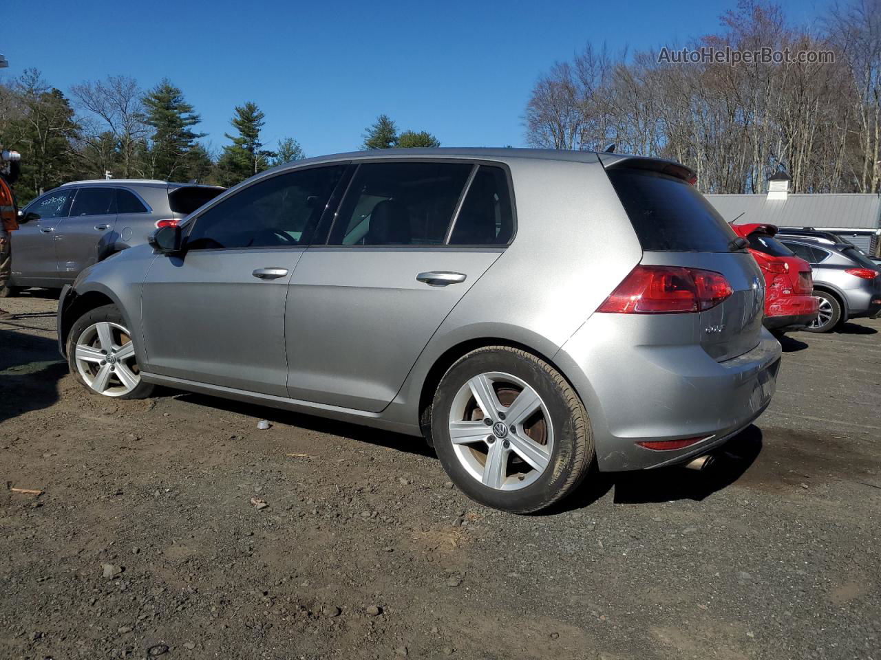 2017 Volkswagen Golf S Silver vin: 3VW217AU5HM023781