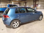 2017 Volkswagen Golf S Blue vin: 3VW217AU5HM062810