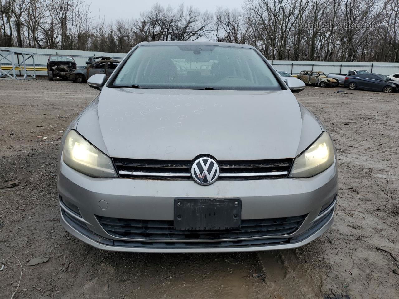 2015 Volkswagen Golf  Gray vin: 3VW217AU6FM011295