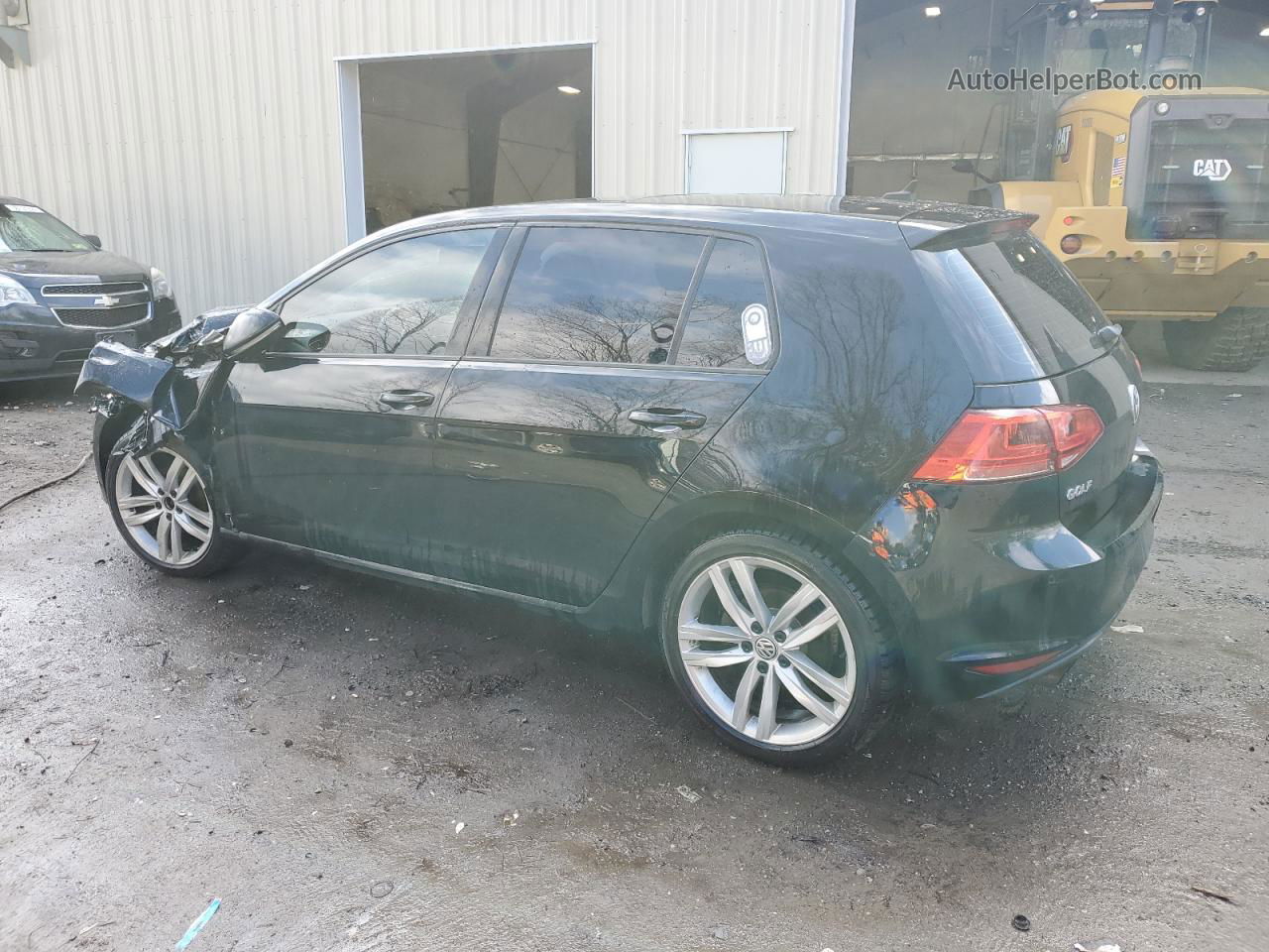 2015 Volkswagen Golf  Black vin: 3VW217AU6FM071657