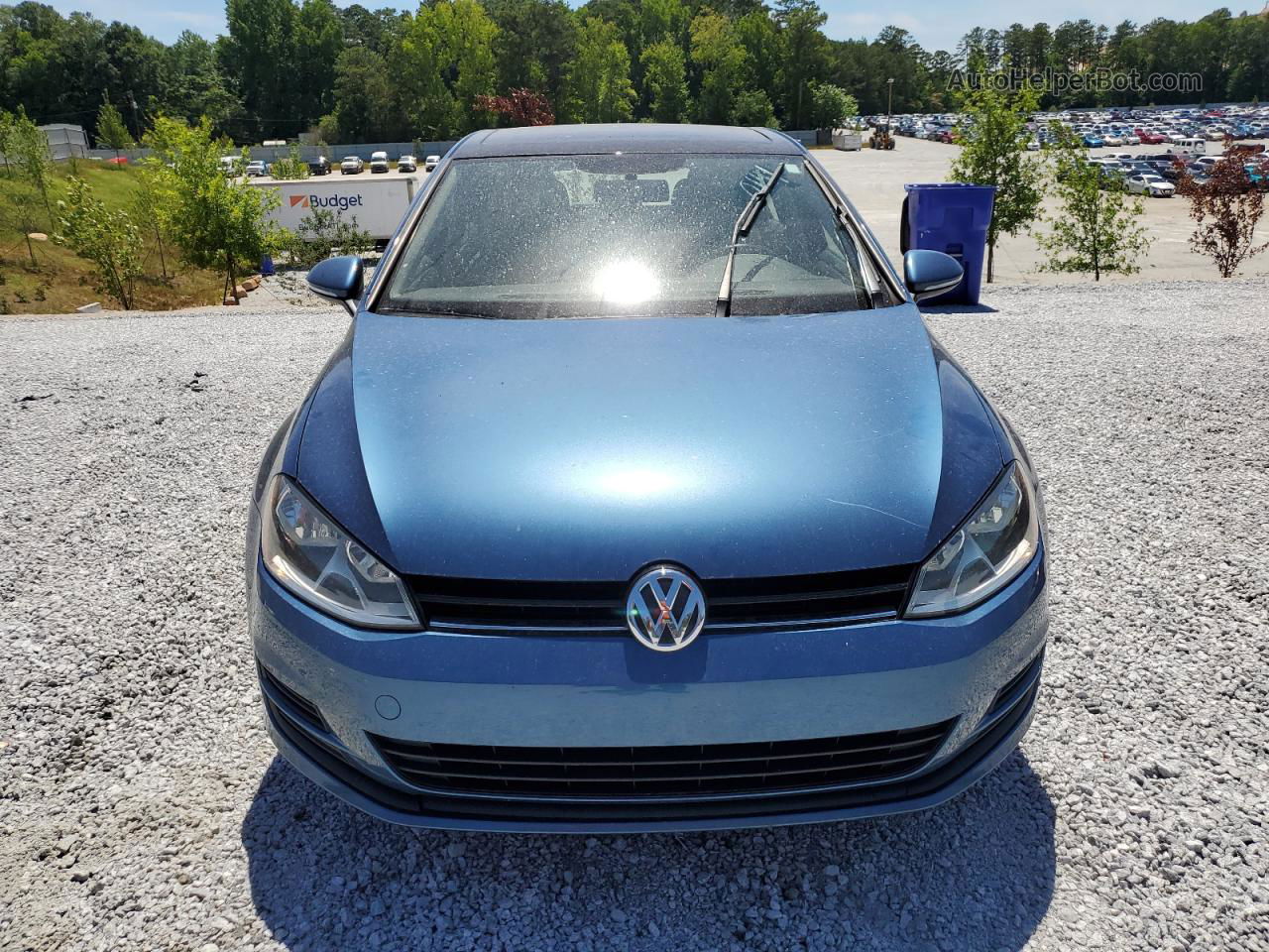 2016 Volkswagen Golf S/se Blue vin: 3VW217AU6GM030141