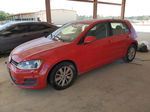 2016 Volkswagen Golf S/se Red vin: 3VW217AU6GM052964