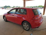 2016 Volkswagen Golf S/se Red vin: 3VW217AU6GM052964