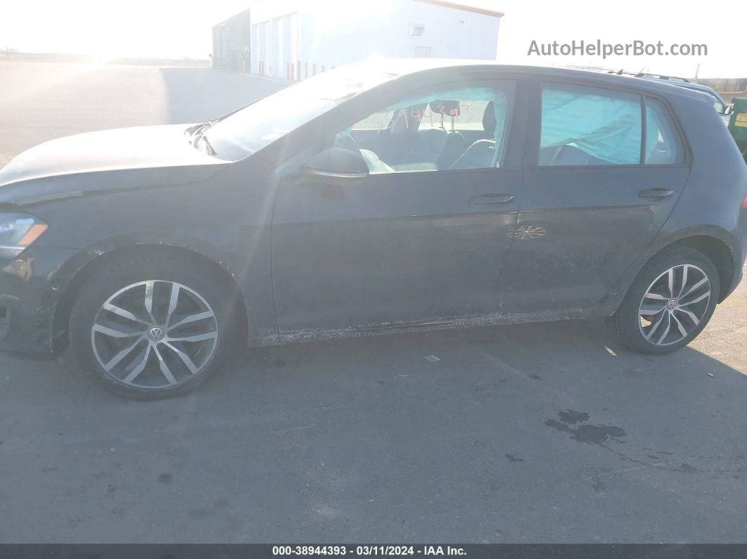 2016 Volkswagen Golf Tsi Se 4-door Черный vin: 3VW217AU6GM065519