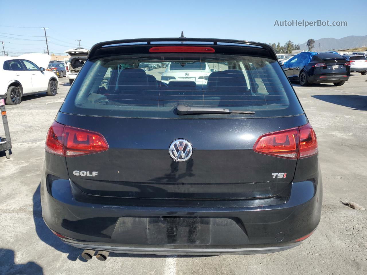 2017 Volkswagen Golf S Black vin: 3VW217AU6HM010926