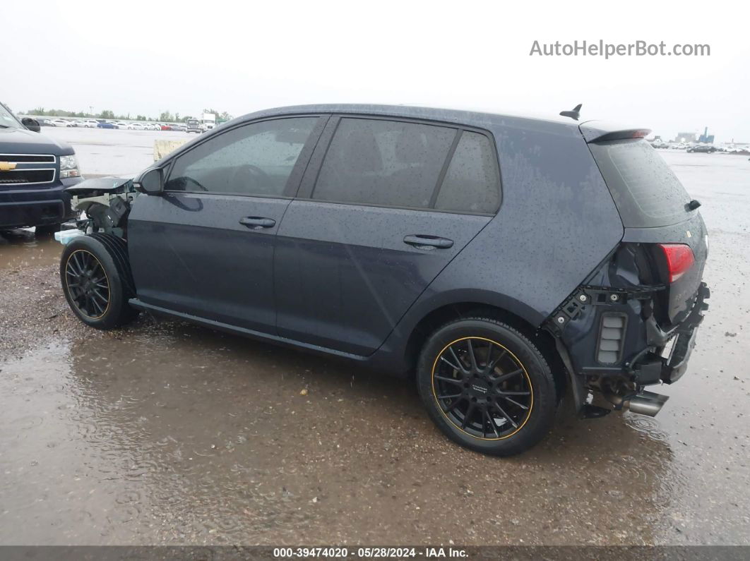 2017 Volkswagen Golf Tsi S 4-door/tsi Se 4-door/tsi Sel 4-door/tsi Wolfsburg Edition 4-door Blue vin: 3VW217AU6HM013406