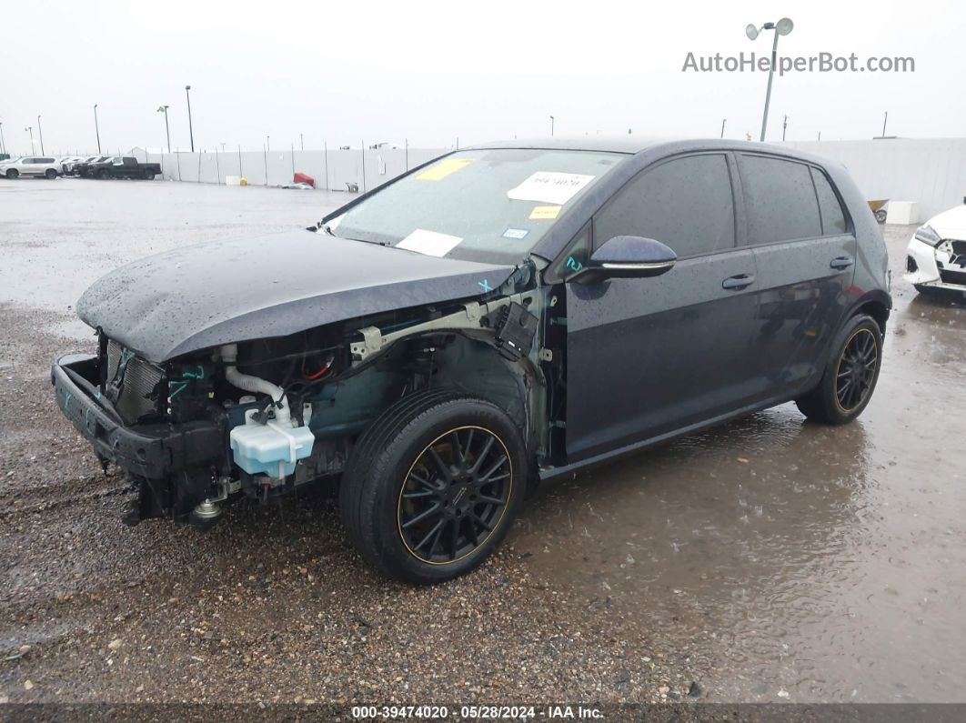 2017 Volkswagen Golf Tsi S 4-door/tsi Se 4-door/tsi Sel 4-door/tsi Wolfsburg Edition 4-door Синий vin: 3VW217AU6HM013406