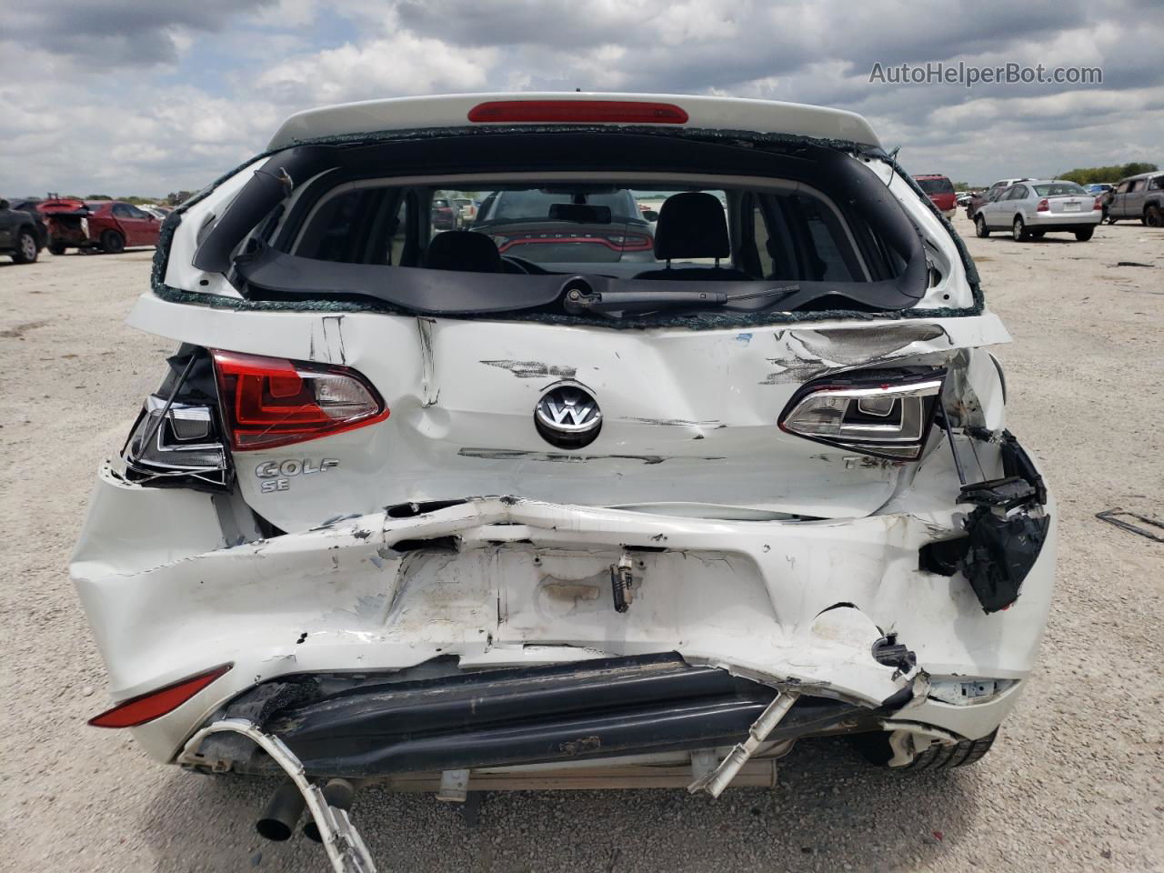 2017 Volkswagen Golf S White vin: 3VW217AU6HM017360