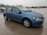 2017 Volkswagen Golf S Blue vin: 3VW217AU6HM022848