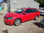 2019 Volkswagen Golf Sportwagen S Red vin: 3VW217AU6KM513508