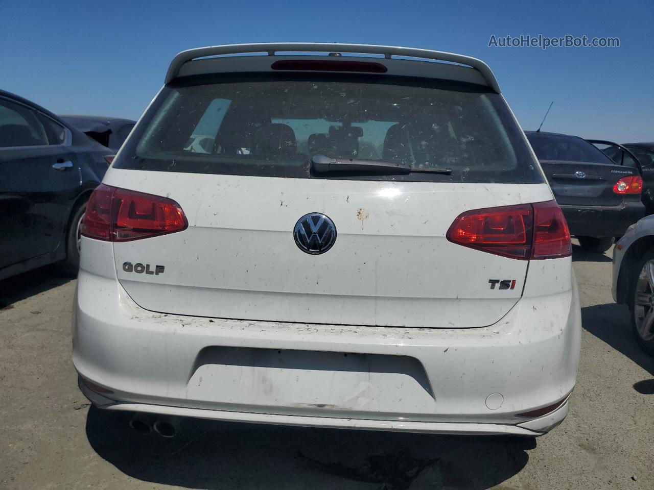 2015 Volkswagen Golf  White vin: 3VW217AU7FM007269