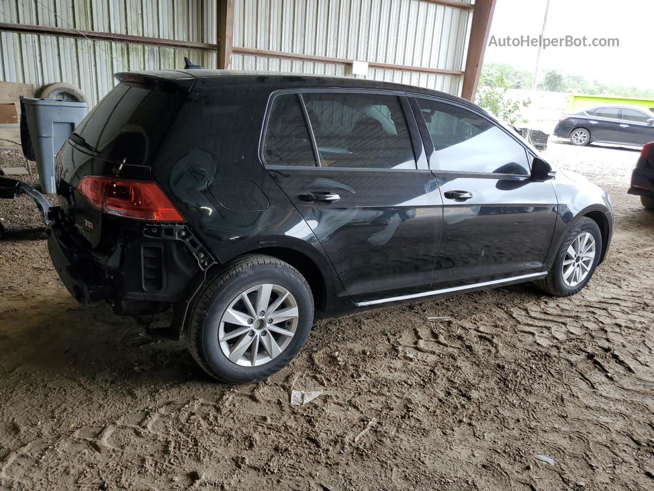 2015 Volkswagen Golf  Black vin: 3VW217AU7FM015016