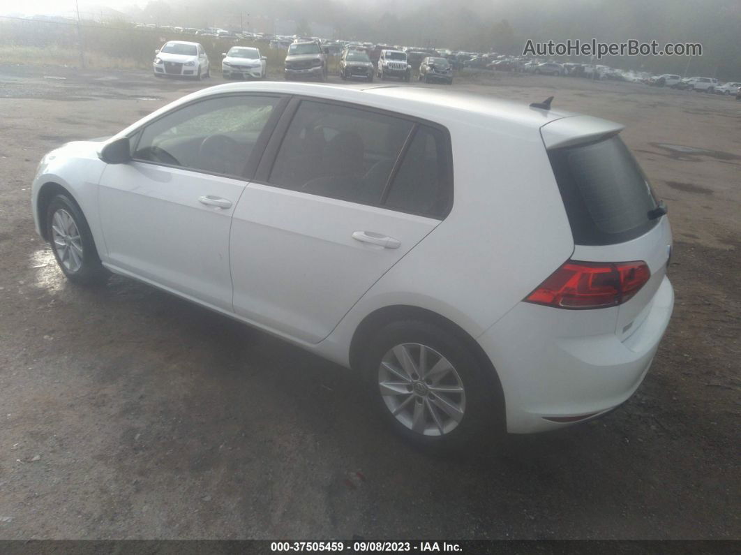 2015 Volkswagen Golf Tsi S W/sunroof Белый vin: 3VW217AU7FM033645