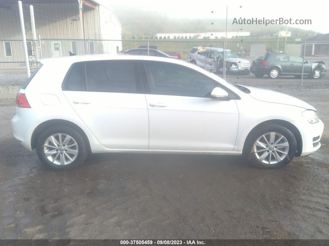 2015 Volkswagen Golf Tsi S W/sunroof Белый vin: 3VW217AU7FM033645