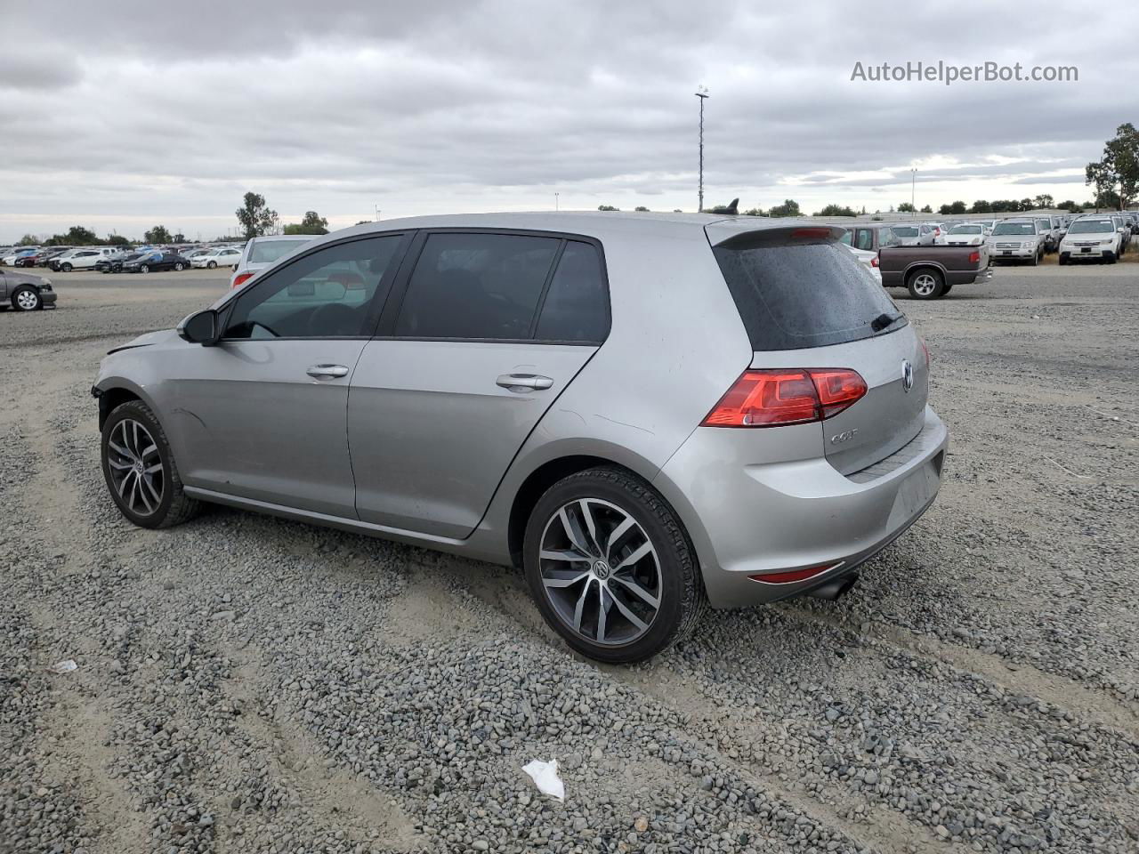 2016 Volkswagen Golf S/se Серебряный vin: 3VW217AU7GM030438