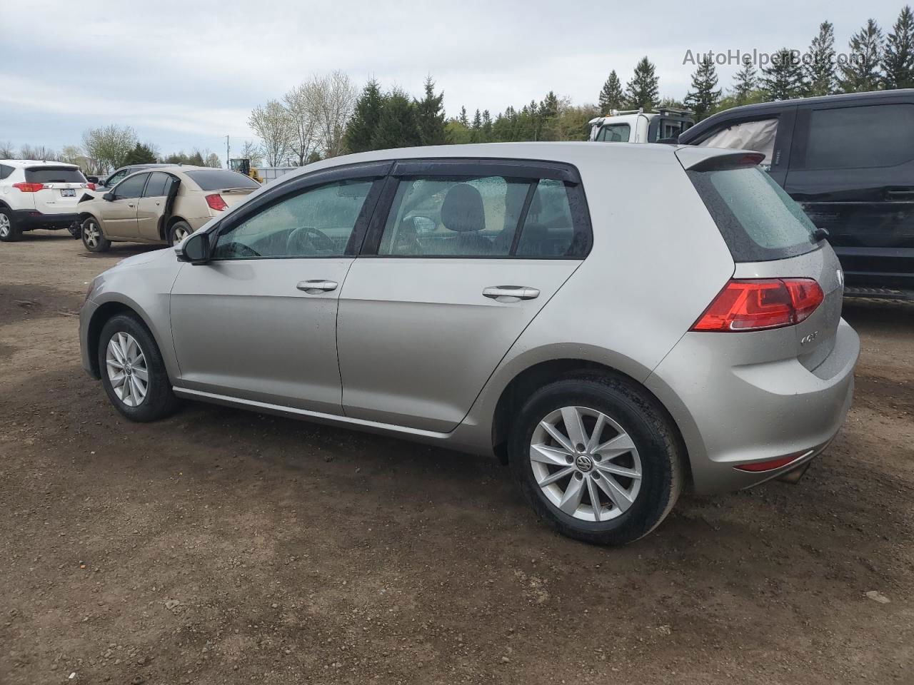 2016 Volkswagen Golf S/se Silver vin: 3VW217AU7GM034683