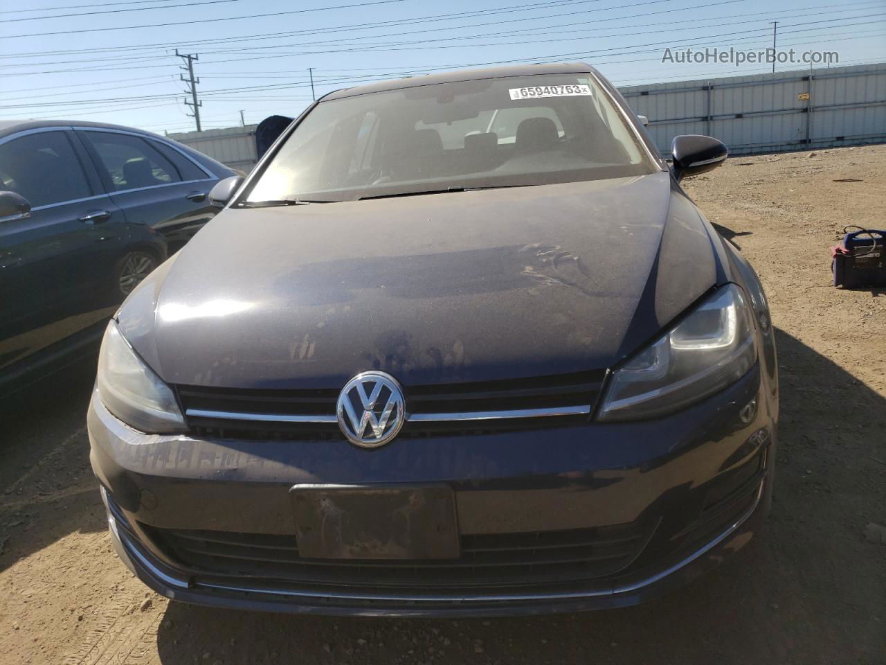 2015 Volkswagen Golf  Blue vin: 3VW217AU8FM006860