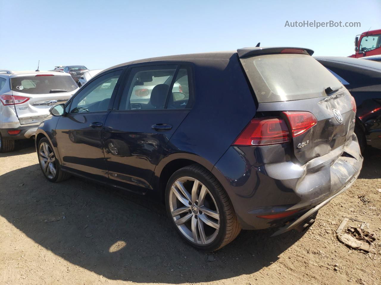 2015 Volkswagen Golf  Blue vin: 3VW217AU8FM006860