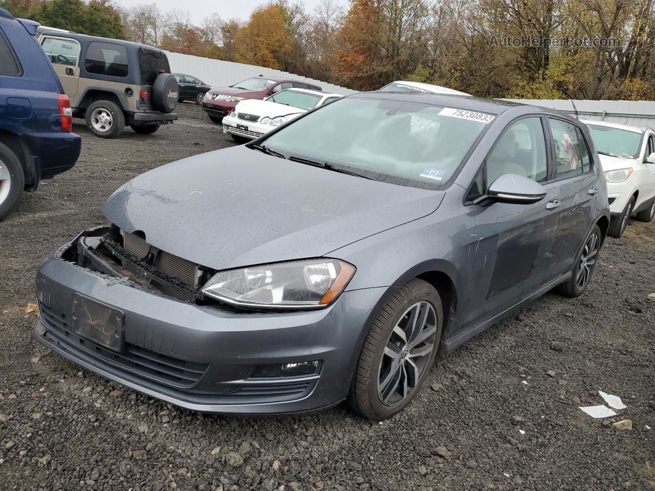 2015 Volkswagen Golf  Gray vin: 3VW217AU8FM008141