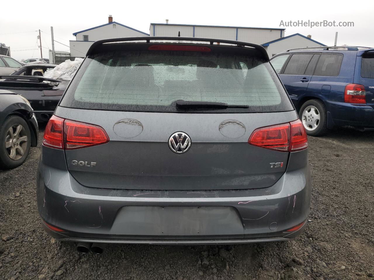 2015 Volkswagen Golf  Gray vin: 3VW217AU8FM008141