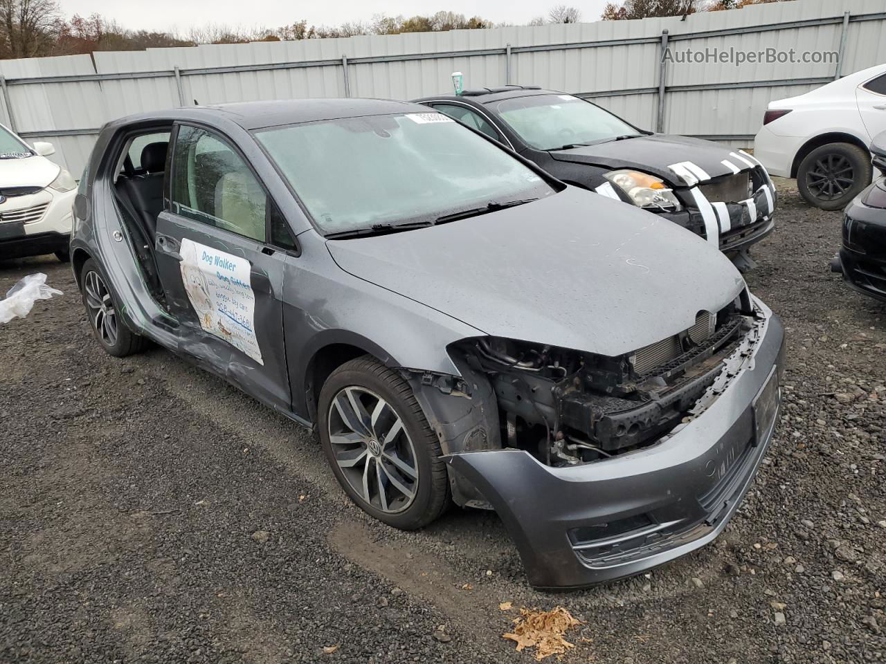 2015 Volkswagen Golf  Gray vin: 3VW217AU8FM008141