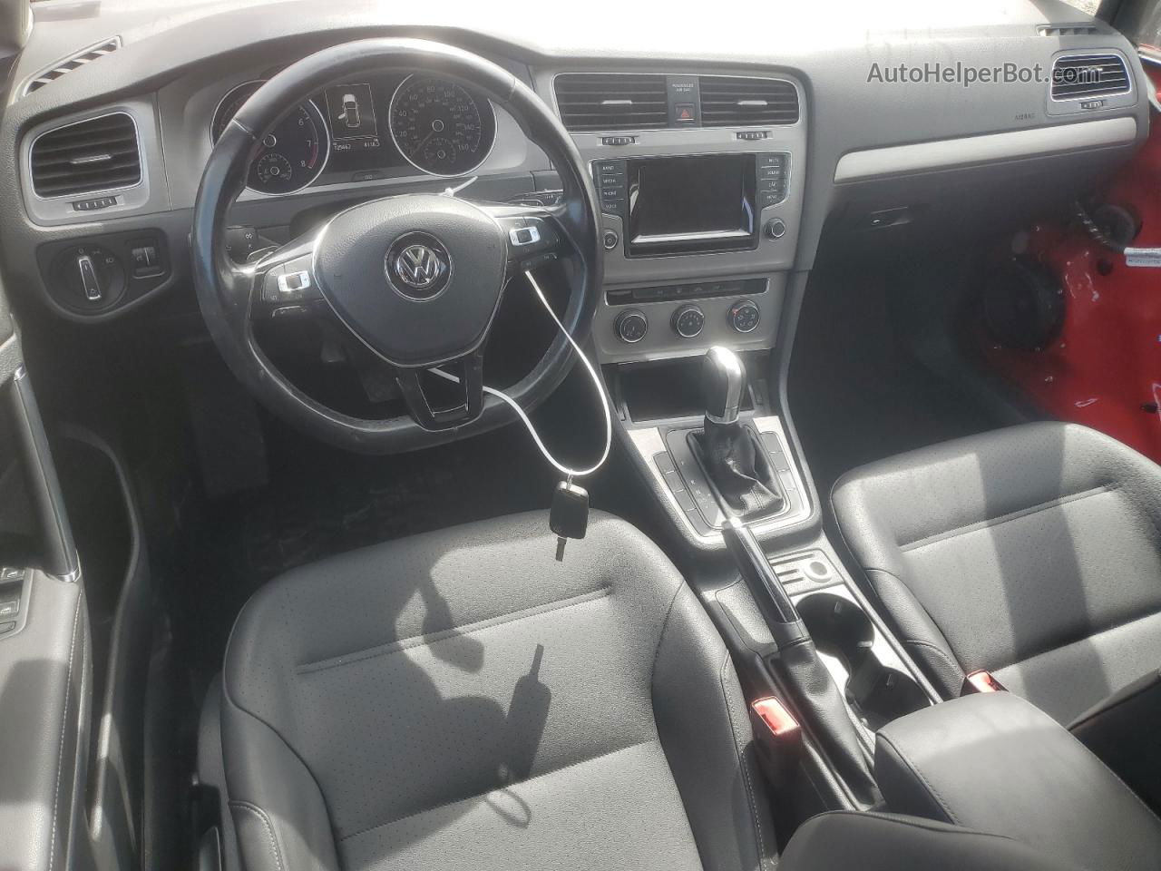 2015 Volkswagen Golf  Красный vin: 3VW217AU8FM018460